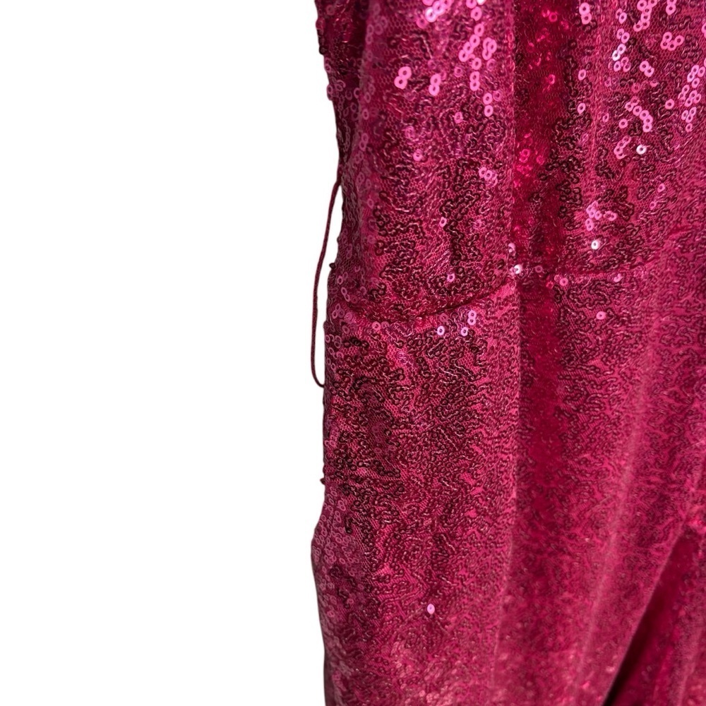 Sequin Jumpsuit With Collar size 22 - Picture 5 of 12